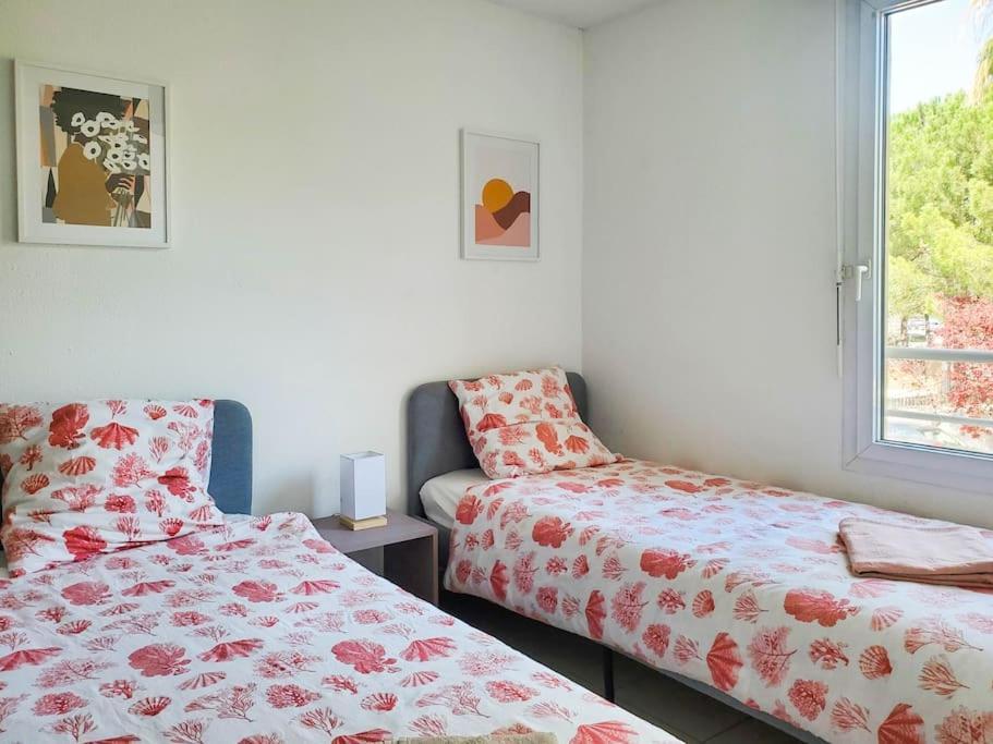 *Le Carpe Diem, Appartement 2 Chambres, Piscine, 2 Parking, Clim* Montpellier Exterior photo