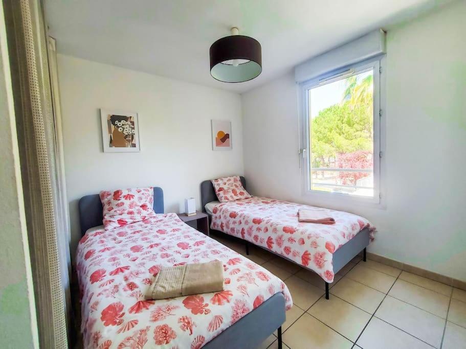 *Le Carpe Diem, Appartement 2 Chambres, Piscine, 2 Parking, Clim* Montpellier Exterior photo